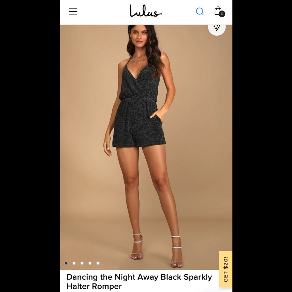 Lulu’s NWT sparkly romper